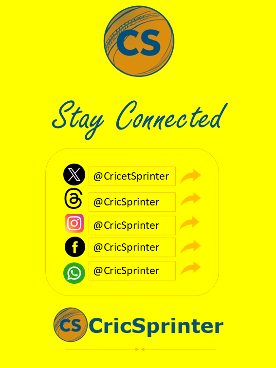 Stay connected CricSprinter
